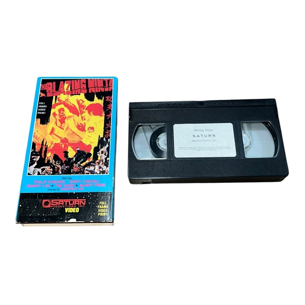 The Blazing Ninja (VHS, 1988) Saturn Productions Full Frame Video Print RARE